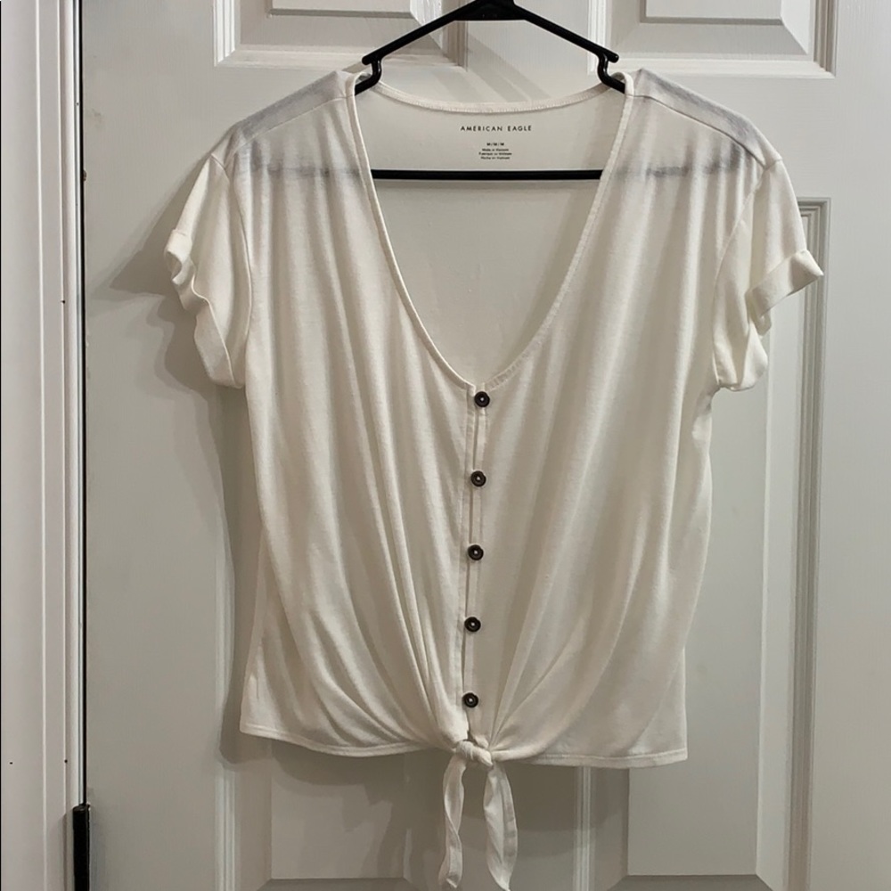 Tie front top
